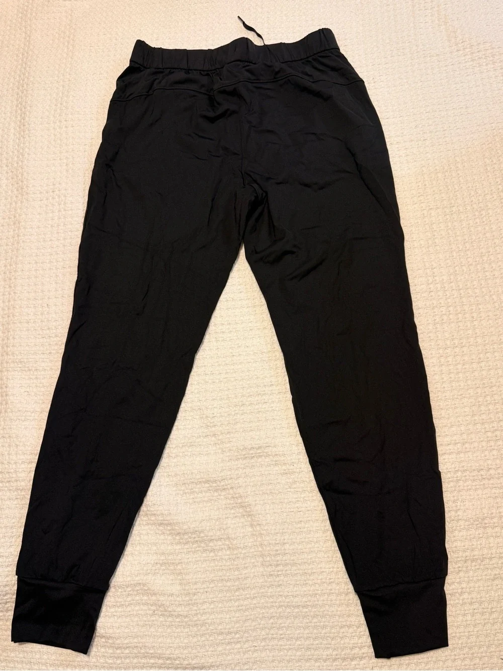 Men's Black Drawstring Jogger Pants — Casual Everyday Comfort